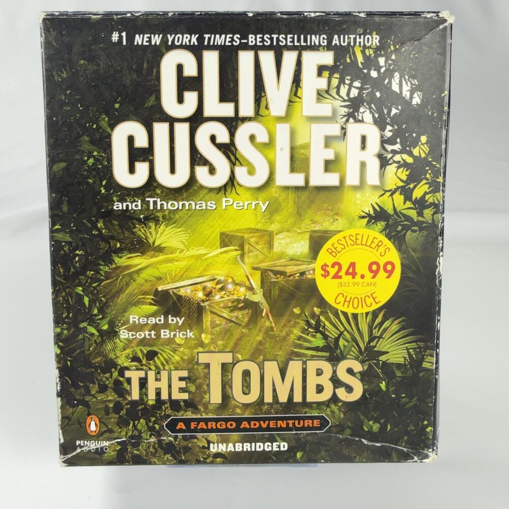 The Tombs Clive Cussler Thomas Perry Audiobook 9 CD Set Unabridged Penguin Audio